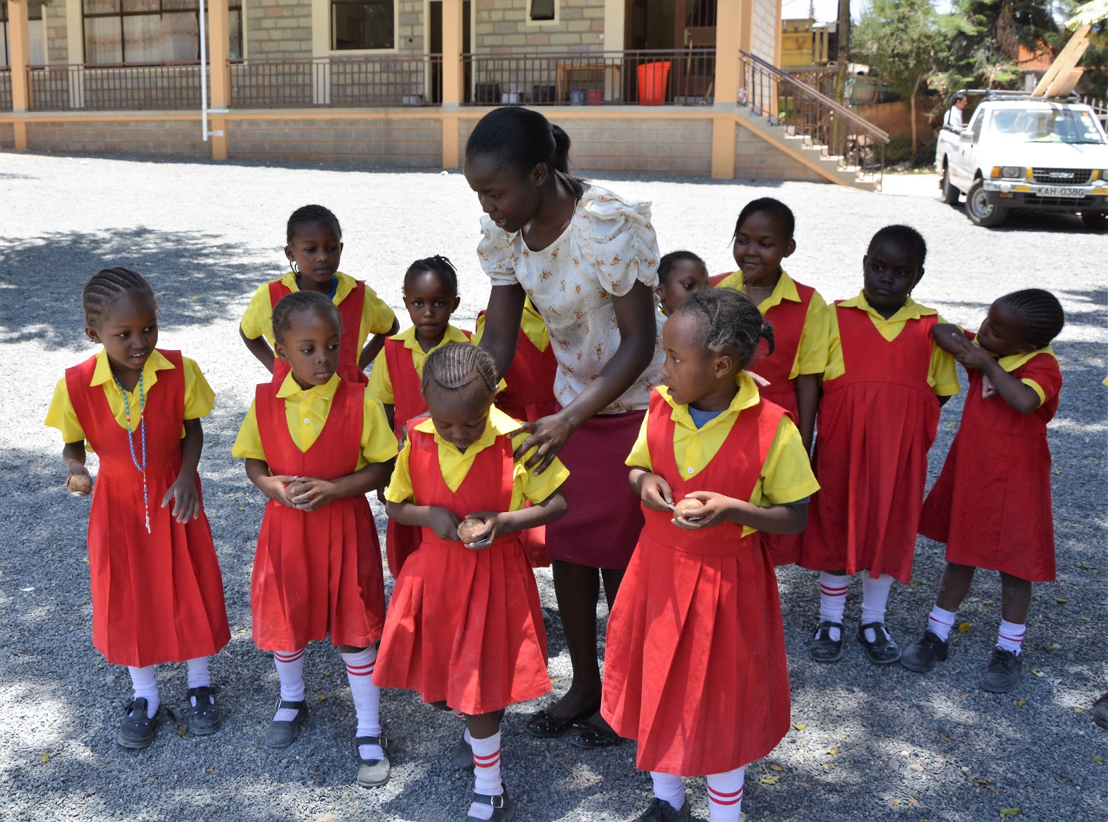 Class photos at Holy Cross Academy in Lavington - Kenya